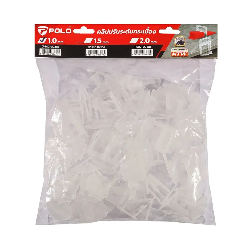 POLO คลิปปรับระดับกระเบื้อง 1MM (100PCS/PACK) - Image 4