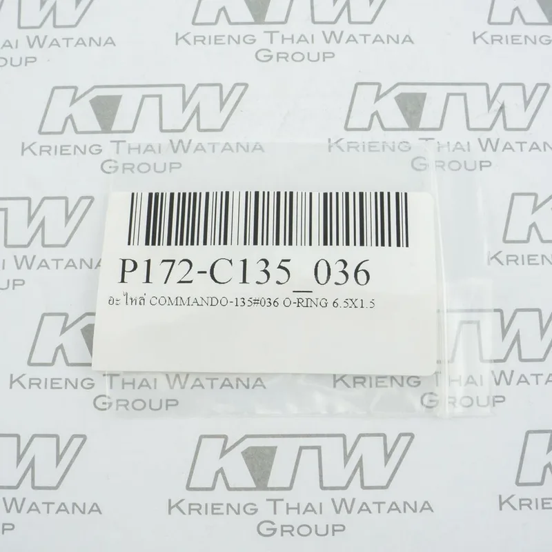 POLO อะไหล่ O-RING 6.5X1.5 รุ่น C135, C135N#036 - Image 4