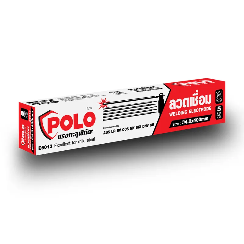 POLO ลวดเชื่อมไฟฟ้า E6013#4.0 -5KG (4PAC/BOX)