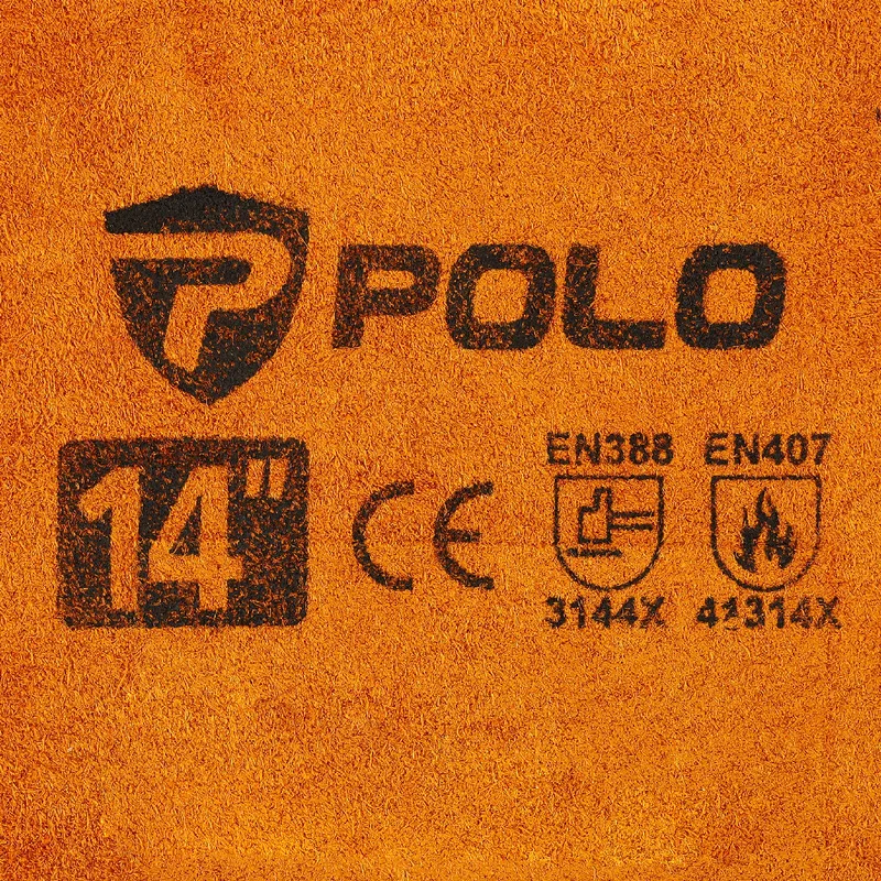 POLO ถุงมือหนังงานเชื่อม 14 นิ้ว - Image 6