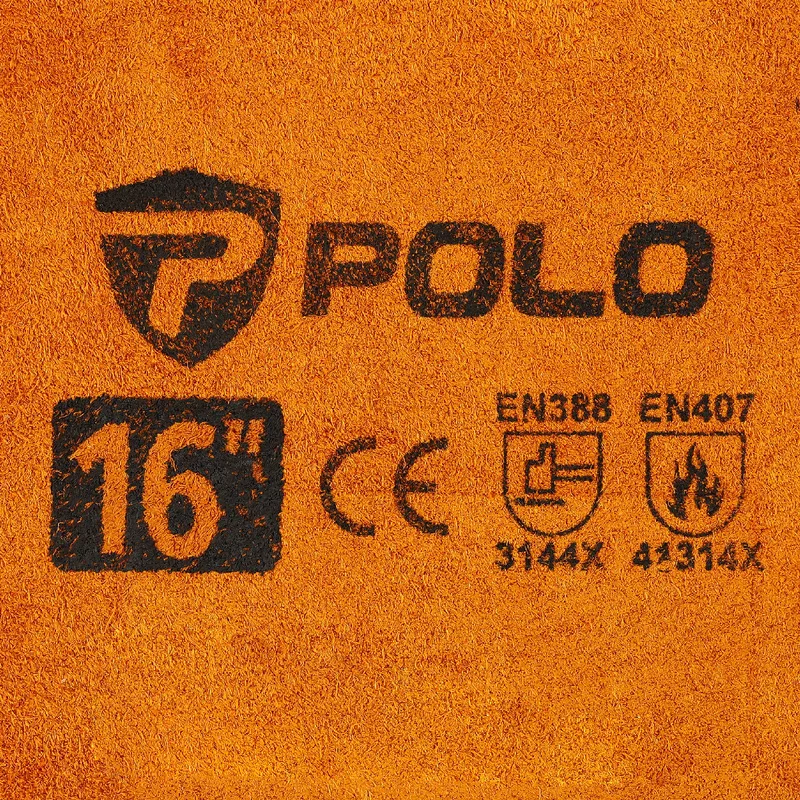 POLO ถุงมือหนังงานเชื่อม 16 นิ้ว - Image 6