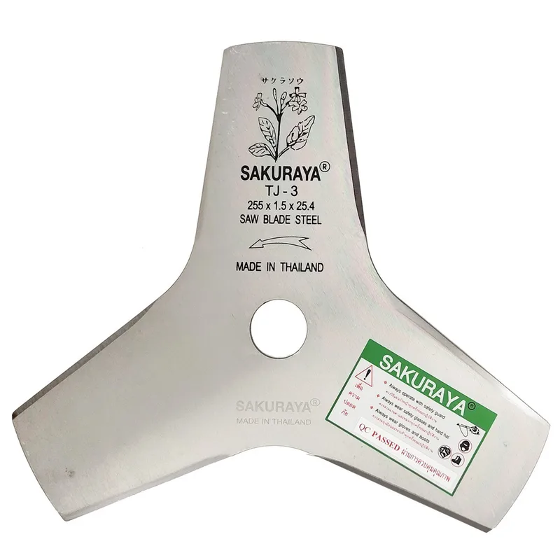 SAKURAYA TJ-3 ใบมีดตัดหญ้า 10 นิ้ว 3 แฉก