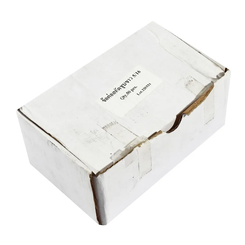 SET ข้อต่อสตัดเกลียวชุบขาว 5/16" - Image 4