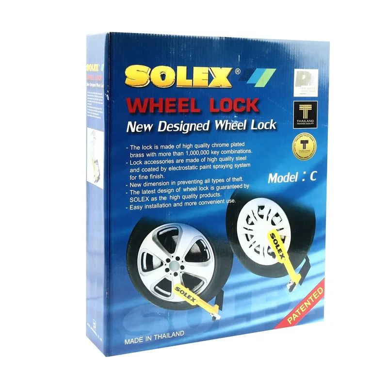 SOLEX ชุดล็อคล้อรถยนต์ รุ่น C - Image 3