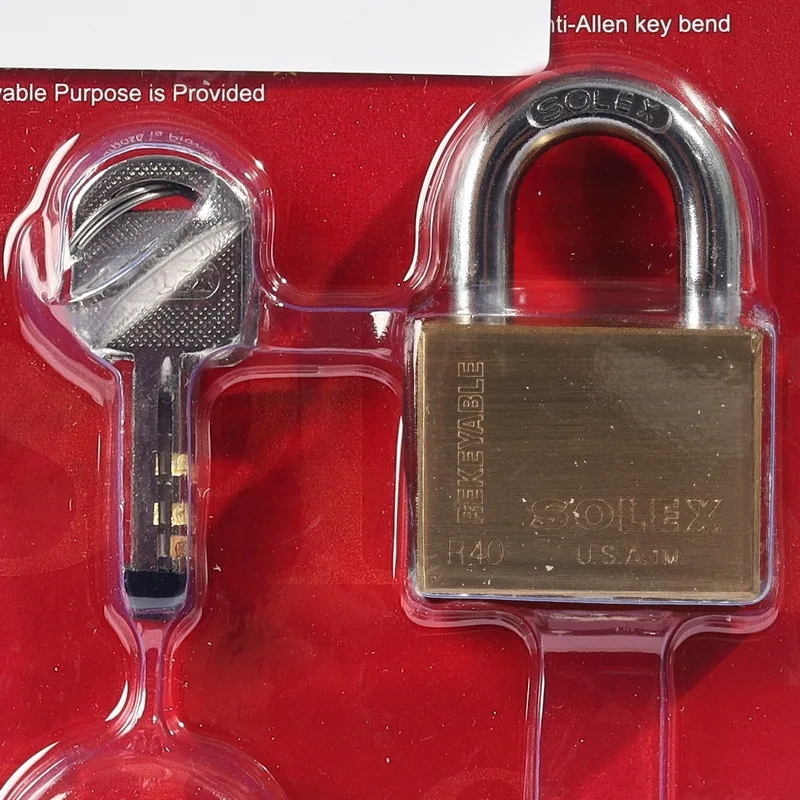 SOLEX ชุดแม่กุญแจ KEY ALIKE 3:1 40MM. - Image 2