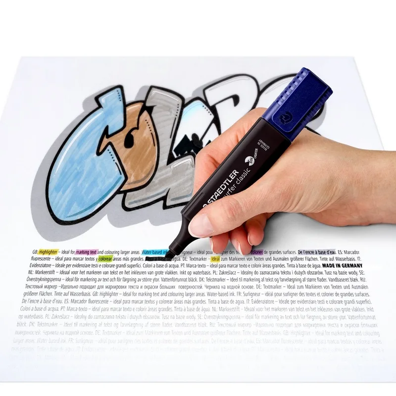STAEDTLER 364 C-9 ปากกาเน้นข้อความ (สีดำ) - Image 4