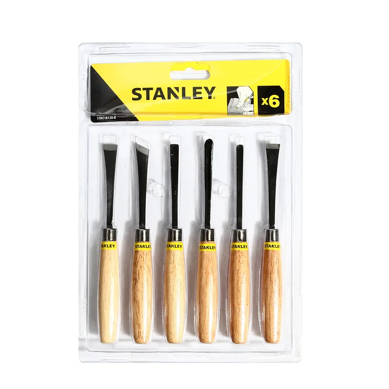 STANLEY 16-120 ชุดสิ่วแกะสลักไม้ 6 ชื้น