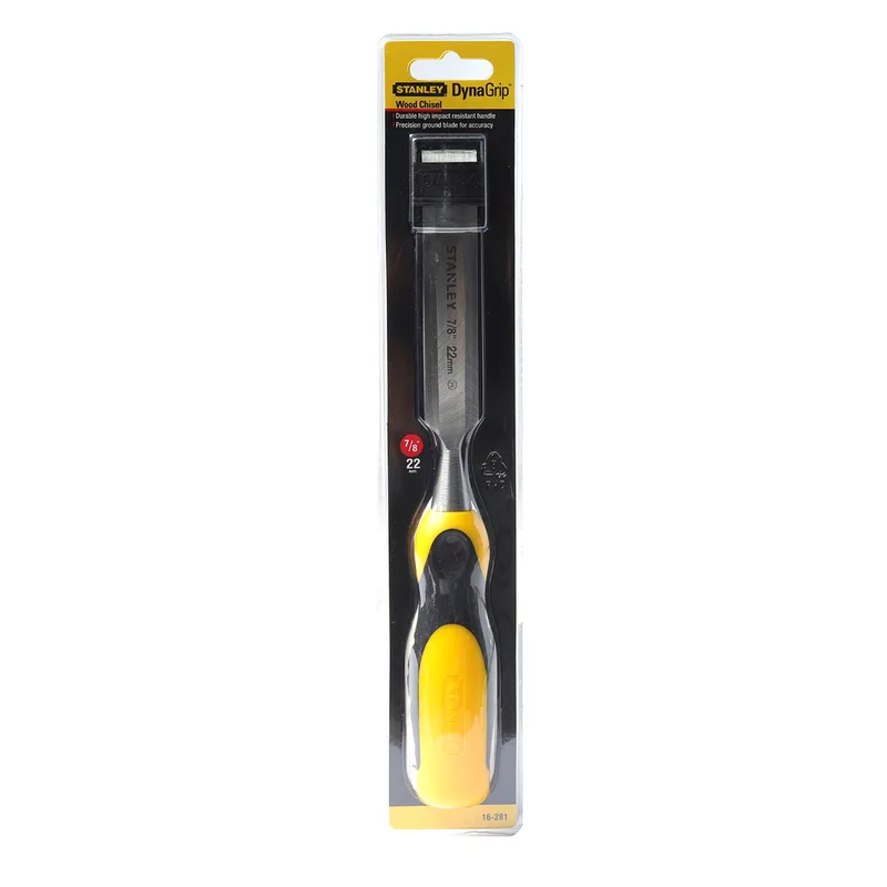 STANLEY 16-281 สิ่วด้ามยาง กว้าง 22 มม. (7/8")