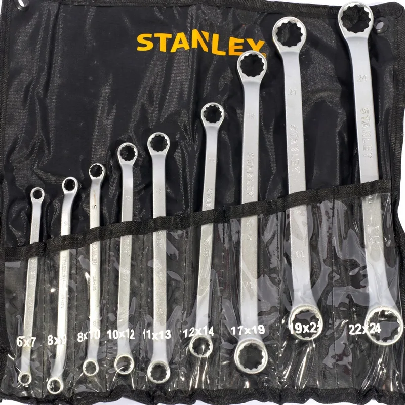 STANLEY CWBชุดประแจแหวนคู่9ชิ้น 6X7-22X24 มม. - Image 5