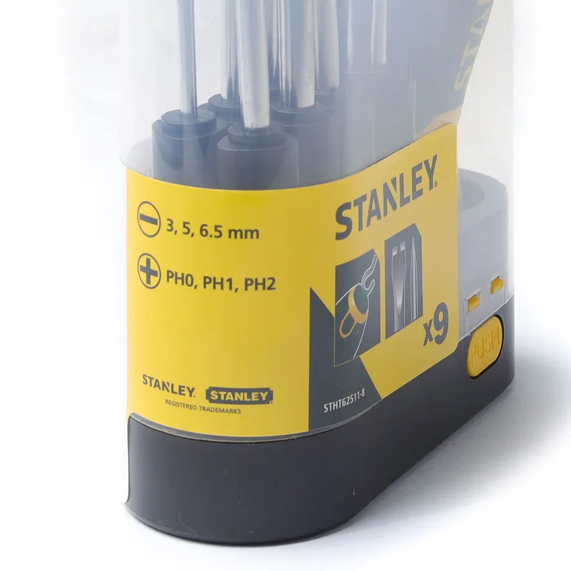 STANLEY STHT62511-8 ชุดไขควง9ชิ้น เปลี่ยนหัวได้ - Image 4