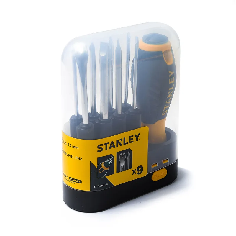 STANLEY STHT62511-8 ชุดไขควง9ชิ้น เปลี่ยนหัวได้ - Image 5