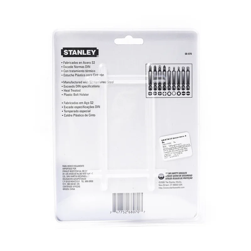 STANLEY 68-070-23 ชุดดอกไขควง 9 ชิ้น - Image 3