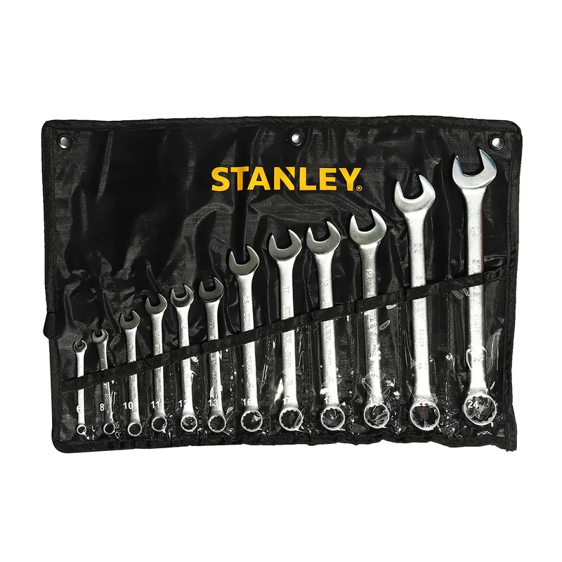 STANLEY CWBชุดประแจแหวนข้างฯ12ชิ้น 6-24มม ซองผ้า