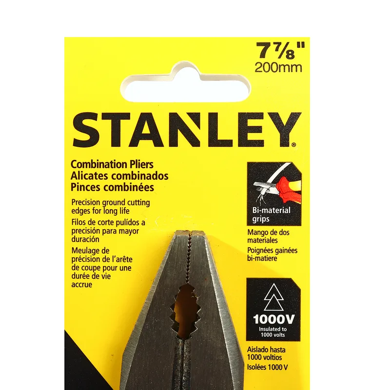 STANLEY 84-002 คีมปากตรง/จิ้งจก หุ้มฉนวน 200มม. - Image 2