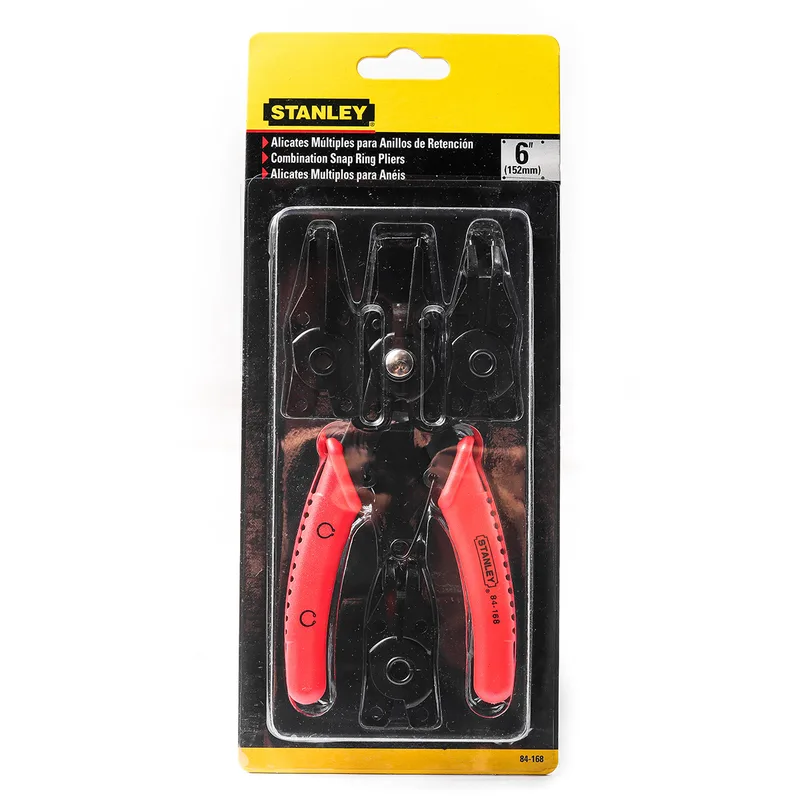 STANLEY 84-168 คีมหนีบ/ถ่างแหวน แบบผสม 6"