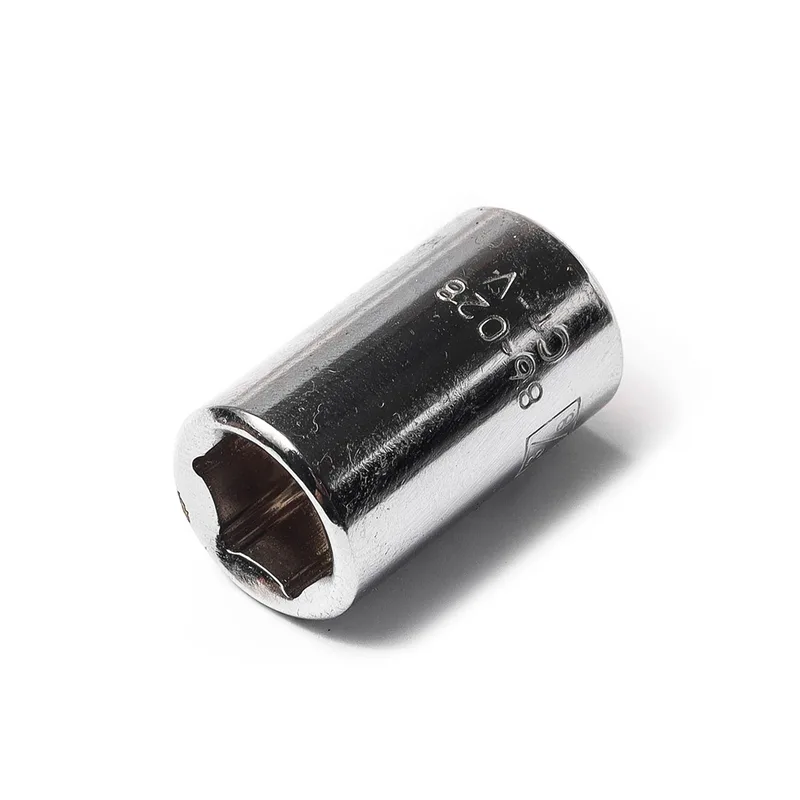 STANLEY 86-028 ลูกบ็อกสั้น 6เหลี่ยม1/4"ขนาด3/8"