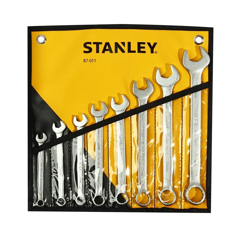STANLEY 87-011-1 ชุดประแจแหวนข้างฯ 8ชิ้น 8-22มม.