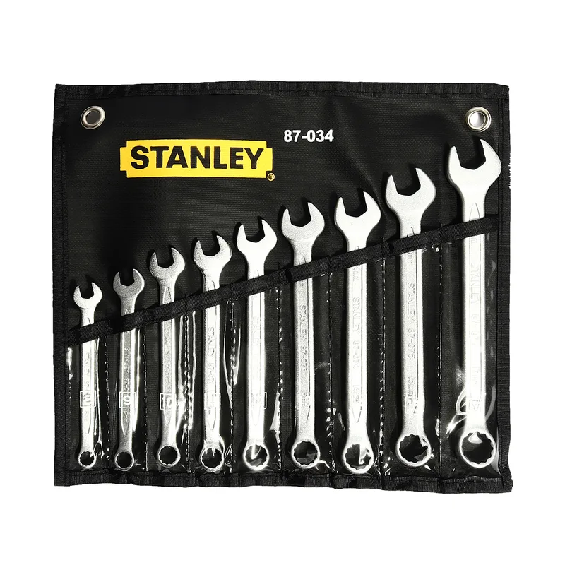 STANLEY 87-034-1 ชุดประแจแหวนข้างฯ 9ชิ้น 8-17มม.