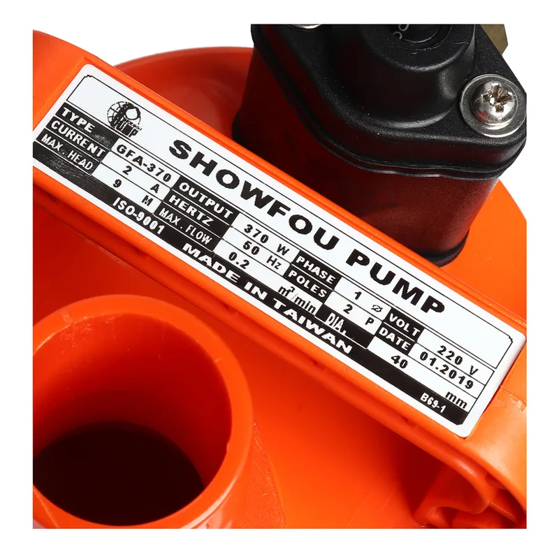 SHOWFOU GFA-370 ปั๊มจุ่มโอโต 370W 1-1/2" - Image 3