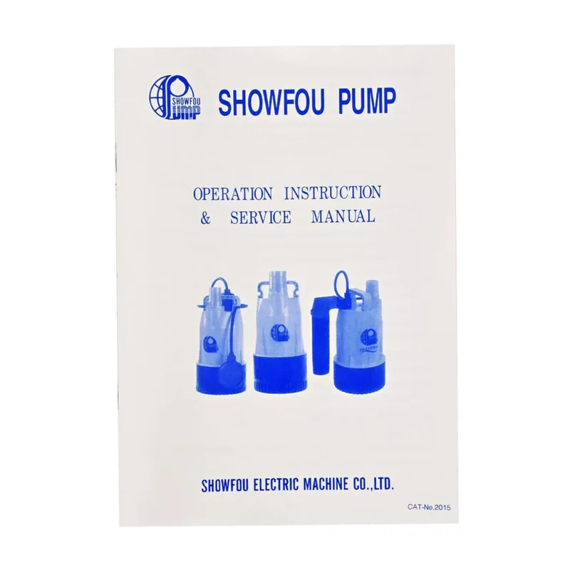 SHOWFOU GV-370 ปั๊มจุ่มน้ำเสีย 370W 1-1/2" - Image 6
