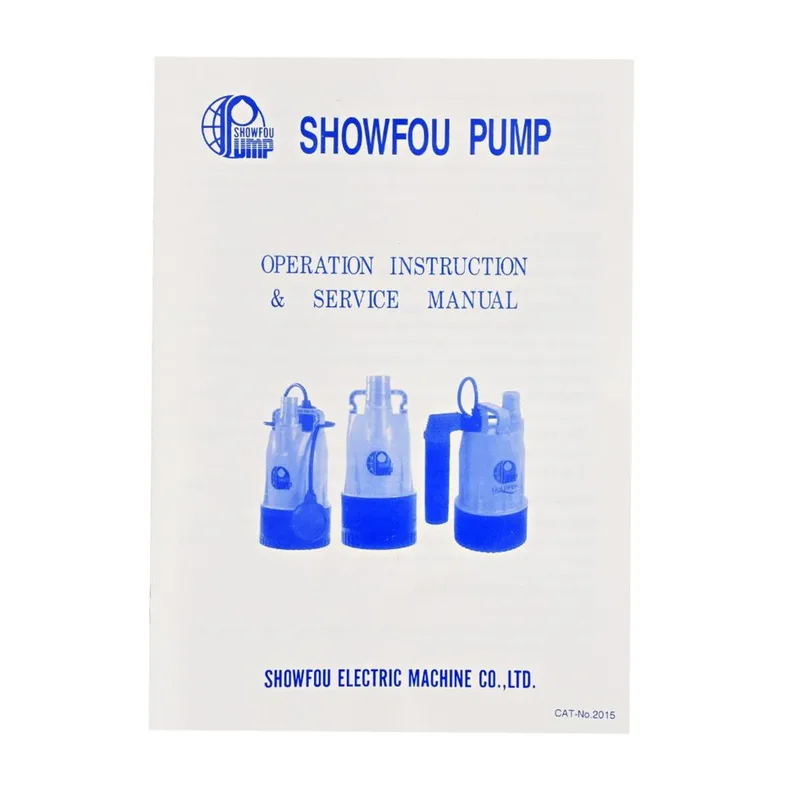 SHOWFOU GVA-370 ปั๊มจุ่มน้ำเสีย โอโต 370W 1-1/2" - Image 7
