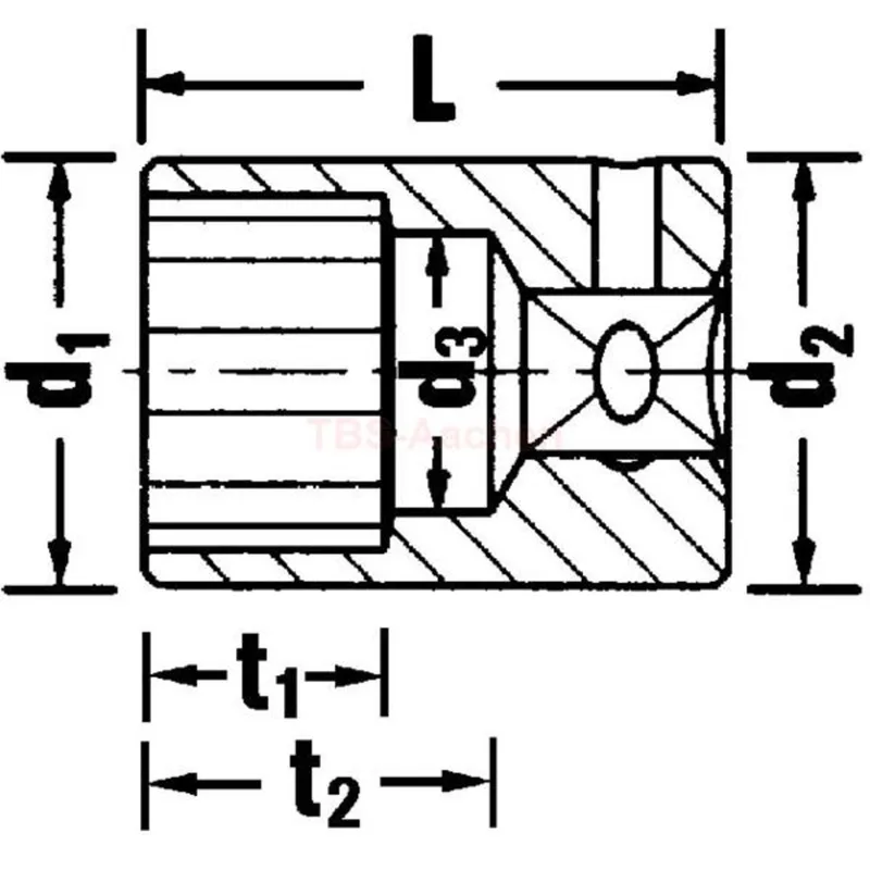 Stahlwille 01030013 40D 13 SOCKETS - Image 2