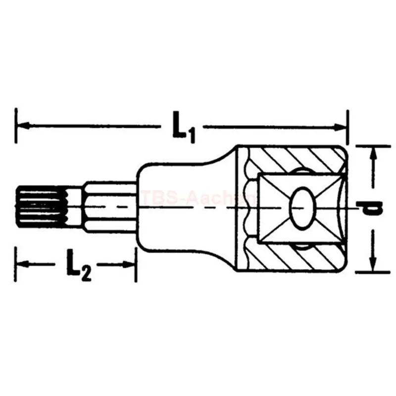 Stahlwille 03060016 54XM16 SCREWDRIVER-SOCKET 1/2" - Image 2