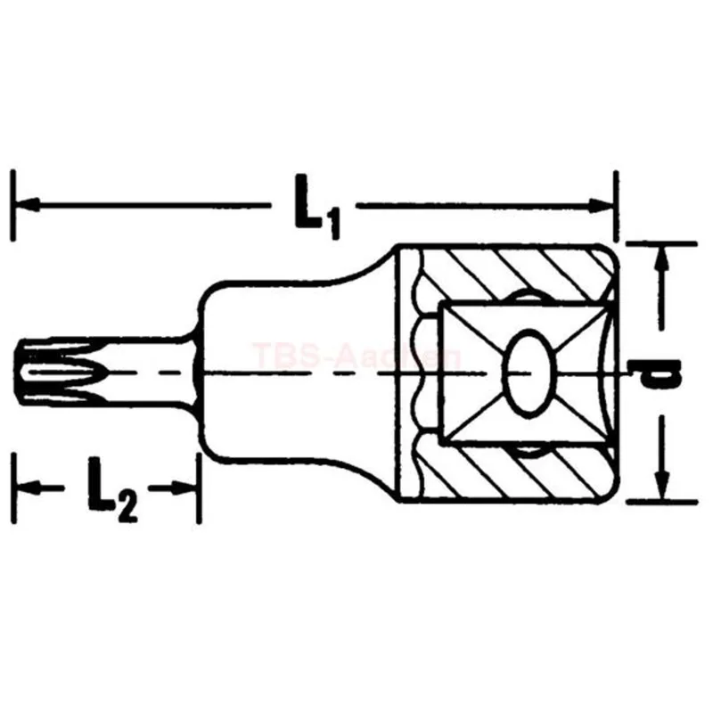 Stahlwille 03110020 54 TXB T20 SCREWDRIVER-SOCKET1/2" - Image 2