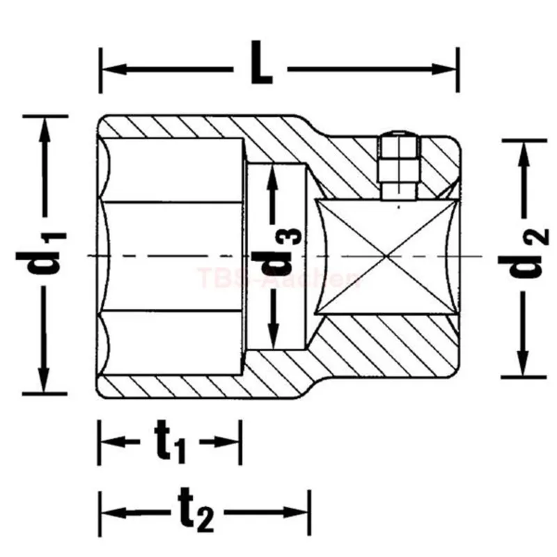 Stahlwille 05010055 55 55 SOCKET 3/4" - Image 2