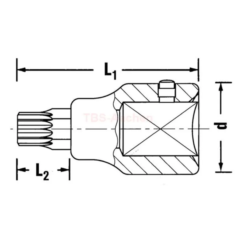 Stahlwille 05060014 SCREWDRIVER SOCKET 3/4" - Image 2