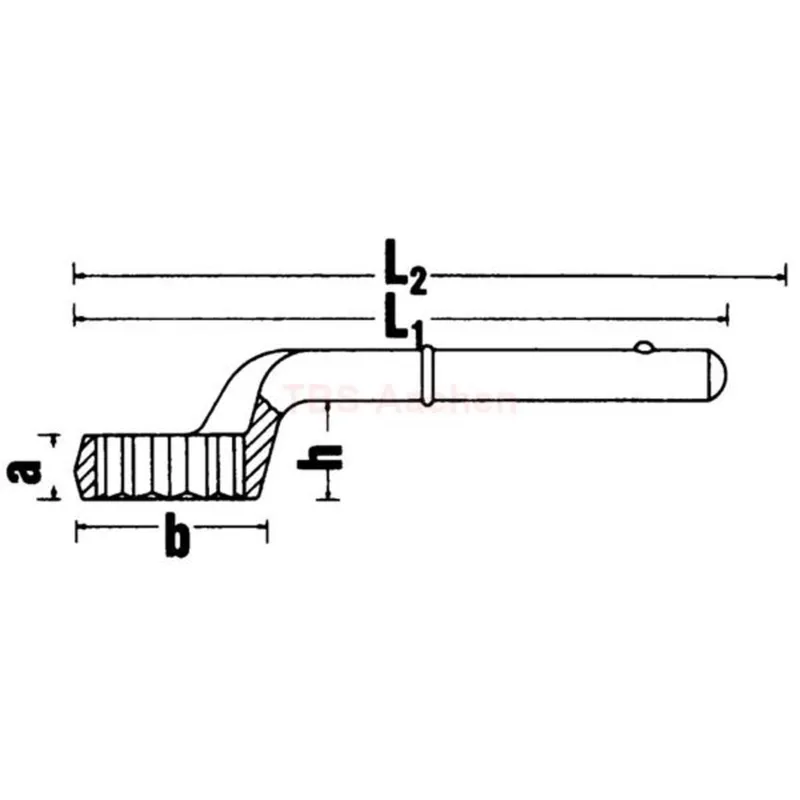 Stahlwille 42020030 5 30 HEAVY DUTY RING SPANNER - Image 2