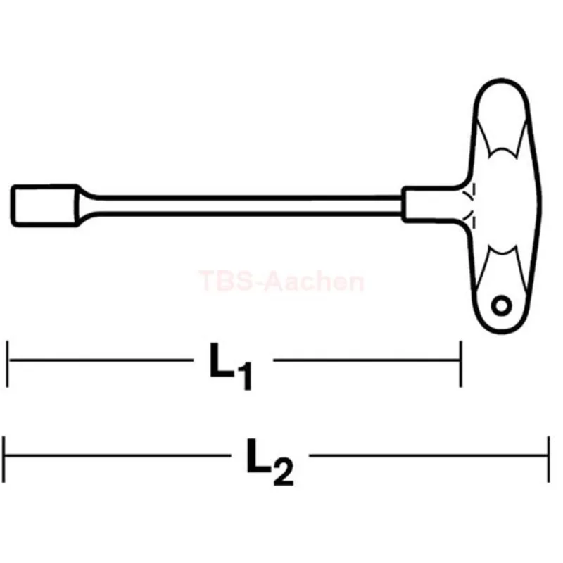 Stahlwille 43232070 12507-2K 7 T-HANDLED NUT SPINNERS - Image 2
