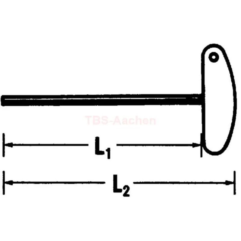 Stahlwille 43250060 10768-6 T-HANDLED SCREWDRIVER - Image 2