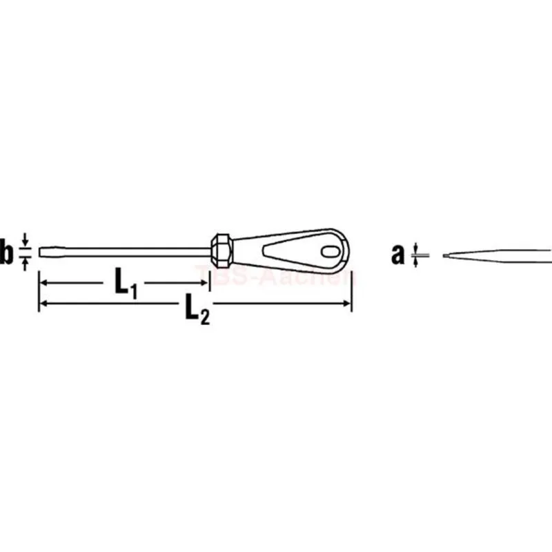 Stahlwille 48202100 4820 2 SCREWDRIVER F.SLOTTEDSCREWS - Image 2