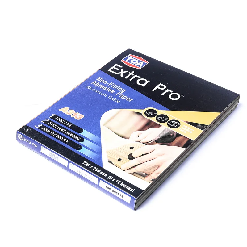 TOA EXTRA PRO กระดาษทรายขัดแห้ง 9"X11" #400 - Image 5