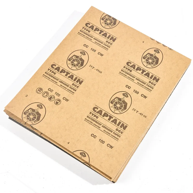 TOA CAPTAINกระดาษทรายน้ำ9"X11" #100(60/PAC) - Image 3