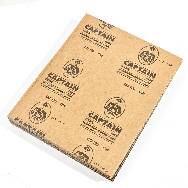 TOA CAPTAINกระดาษทรายน้ำ9"X11" #120(60/PAC) - Image 3