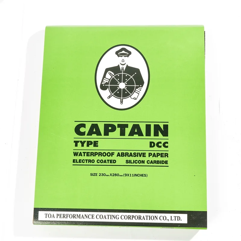 TOA CAPTAINกระดาษทรายน้ำ9"X11" #120(60/PAC) - Image 4