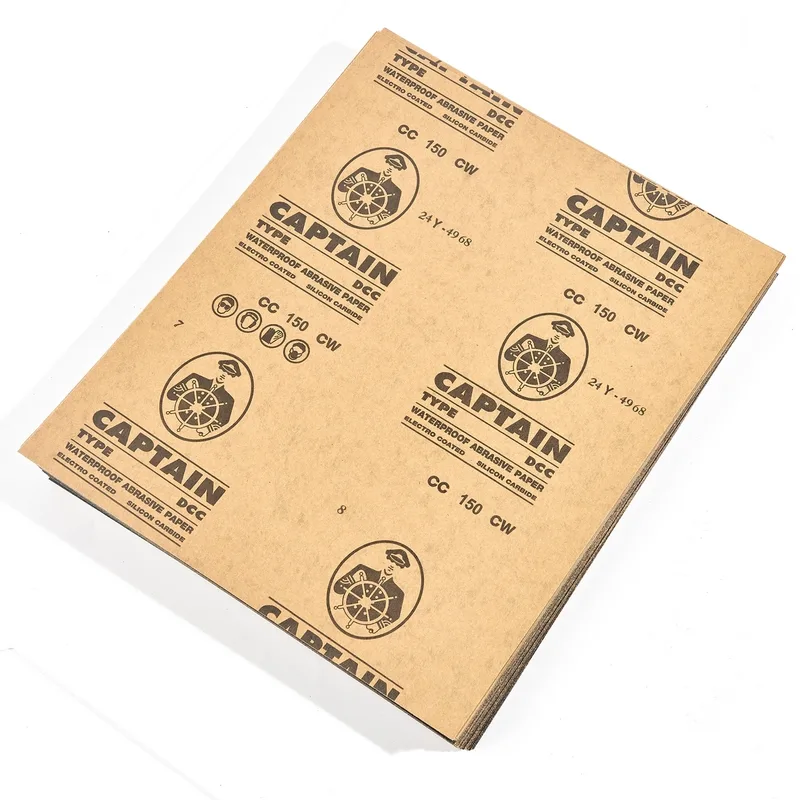 TOA CAPTAINกระดาษทรายน้ำ9"X11" #150(60/PAC) - Image 3