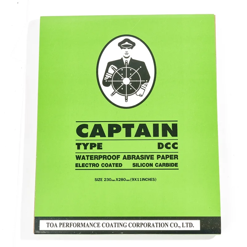 TOA CAPTAINกระดาษทรายน้ำ9"X11" #240(60/PAC) - Image 4
