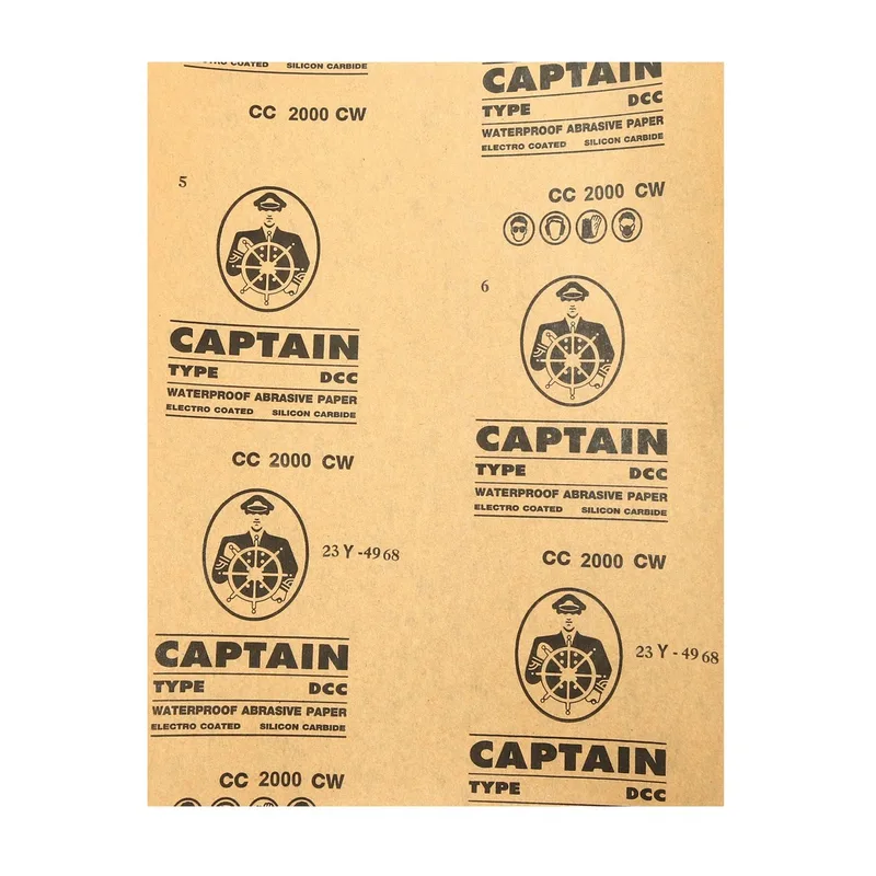 TOA CAPTAINกระดาษทรายน้ำ9"X11" #2000(60/PAC) - Image 4