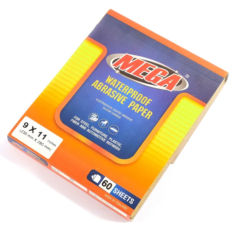 TOA MEGA กระดาษทรายน้ำ9"X11" #100(60/PAC) - Image 5
