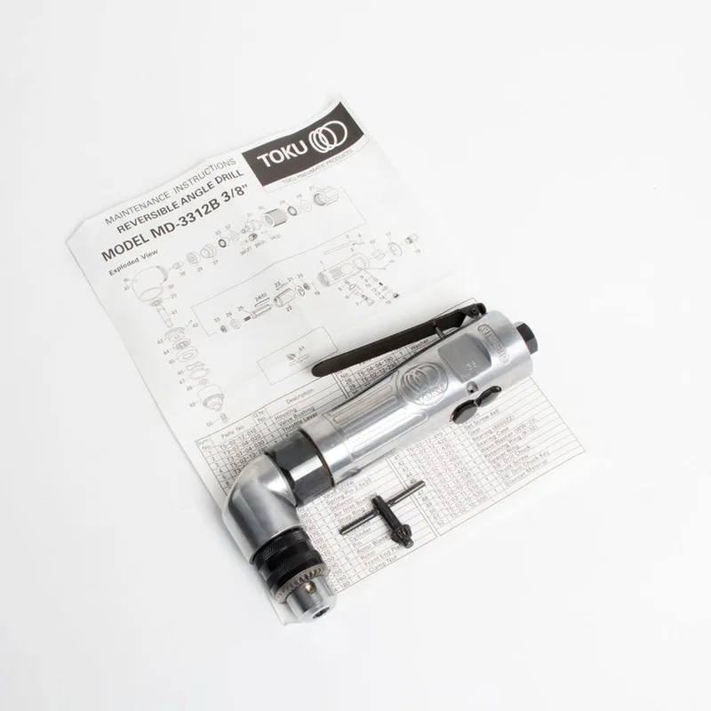 TOKU MD-3312B สว่านลมข้องอ 3/8" รุ่นงานหนัก - Image 6