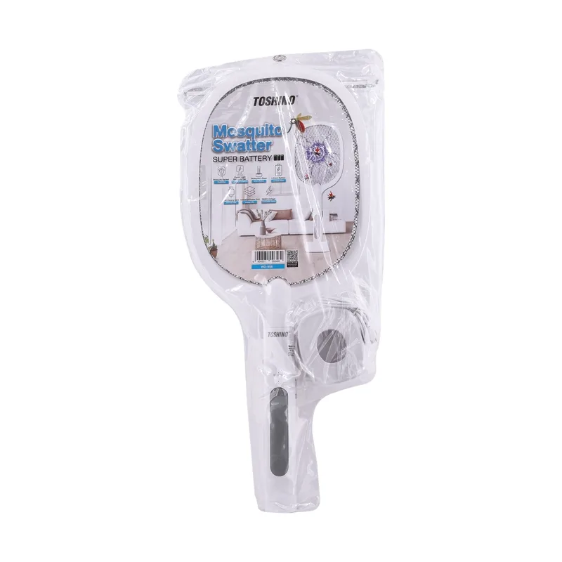 TOSHINO ไม้ตียุงชาร์จไฟ 2 in 1 พร้อมแท่น แรงดันไฟฟ้า 3800V รุ่น WD-958 - Image 7