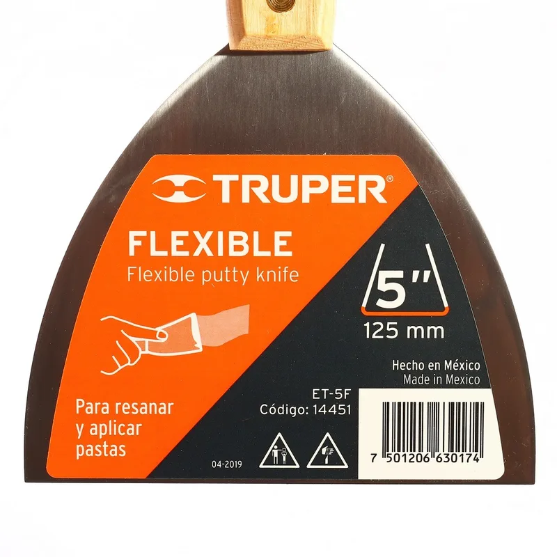 TRUPER เกียงเหล็กโป้วสี ด้ามไม้ ขนาด 5 นิ้ว รุ่น 14451 - Image 3