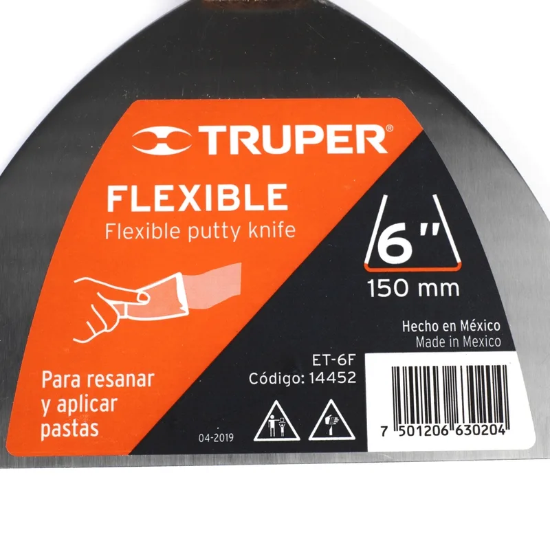 TRUPER เกียงเหล็กโป้วสี ด้ามไม้ ขนาด 6 นิ้ว รุ่น 14452 - Image 3