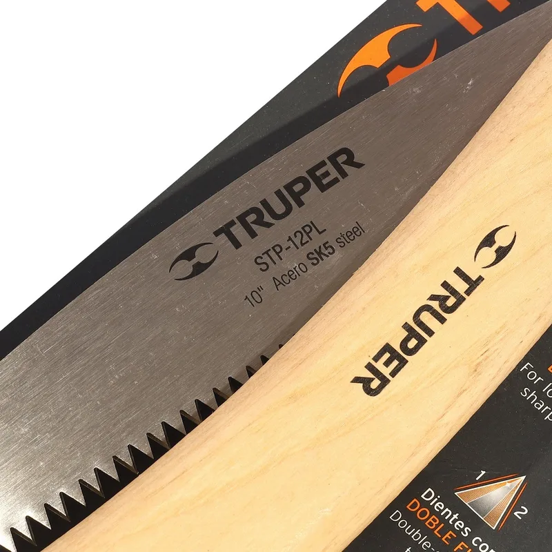 TRUPER เลื่อยโค้งตัดกิ่ง 12 นิ้ว ด้ามไม้พับได้ รุ่น 18178 - Image 3