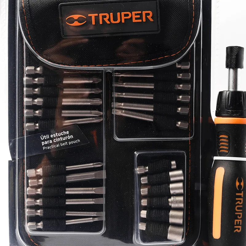 TRUPER ชุดไขควง 1/4 นิ้ว ด้ามฟรี ดอกไขควง 24 หัว รุ่น 18219 - Image 3