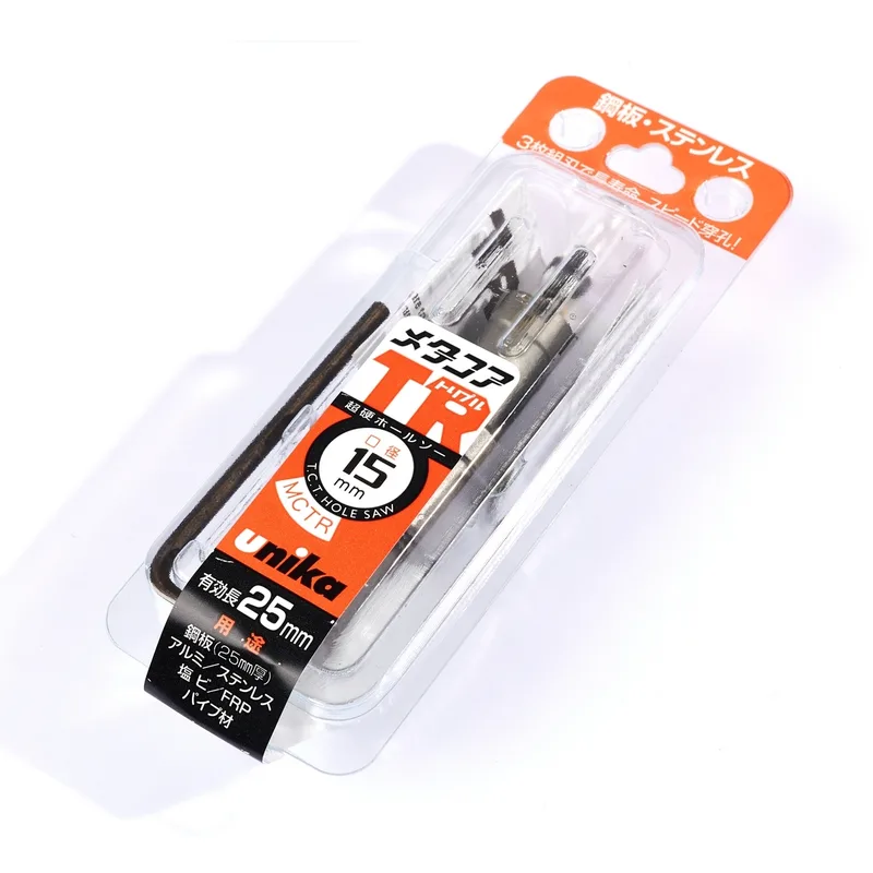 UNIKA MCTR-15.0 โฮลซอร์ TCT 15 มม TRIPLE เจาะเหล็ก สแตนเลส - Image 5