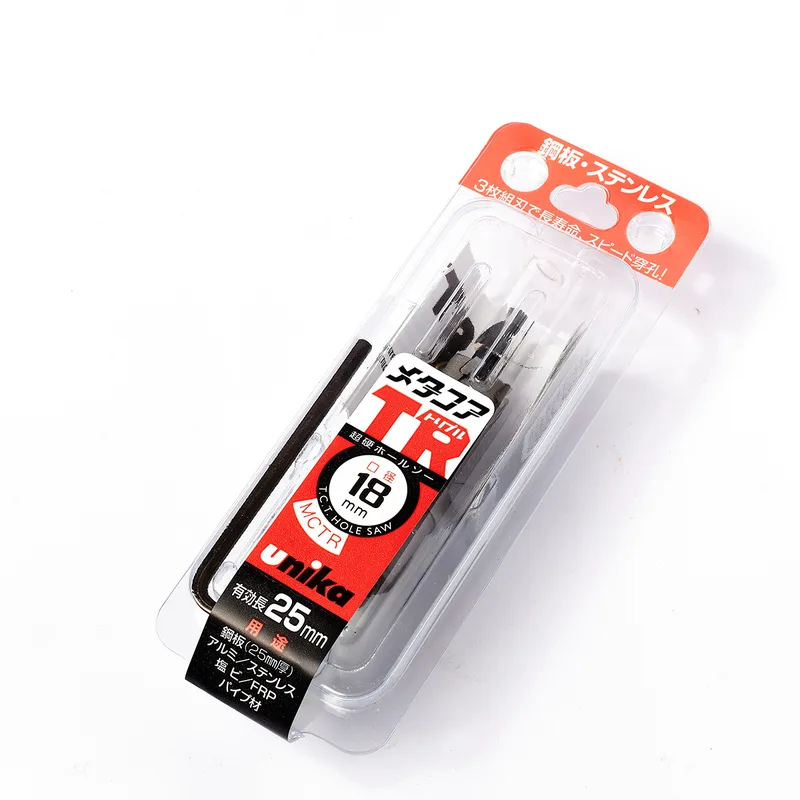 UNIKA MCTR-18.0 โฮลซอร์ TCT 18 มม TRIPLE เจาะเหล็ก สแตนเลส - Image 4